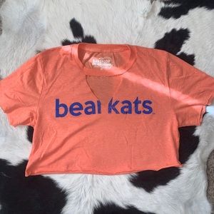 Barefoot SHSU crop tee